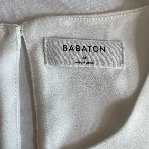 Babaton by Aritzia White Sleeveless Blouse – Size M - Picture 3 of 3
